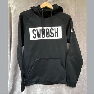🎉Nike Dri-Fit Hooded Sweatshirt, Size Men's Small, Black/White